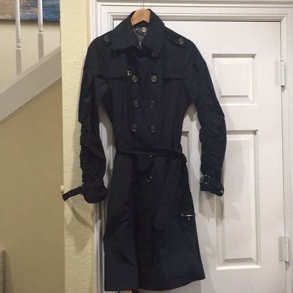 burberry double breasted trench coat